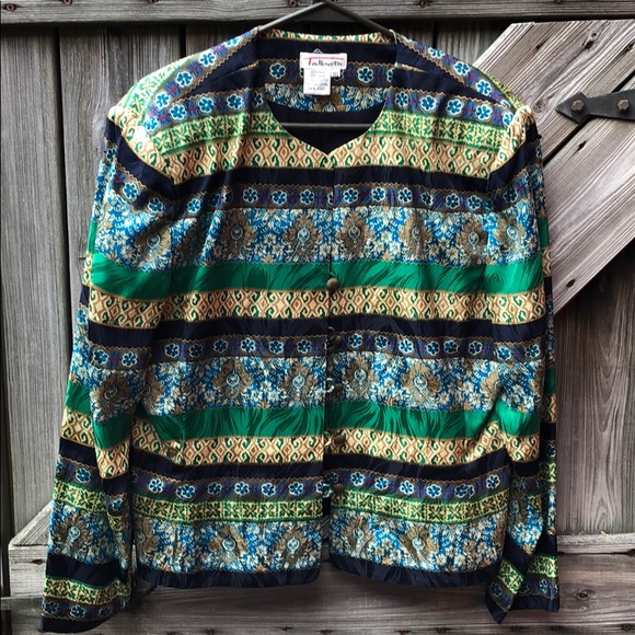 Talbots Silk Jacket. Size 16 Very Good Condition - Picture 2 of 5